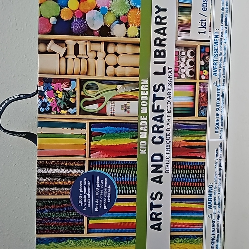 Kid made modern, arts and crafts library